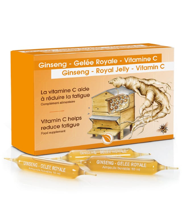 Ampoules Ginseng - Gelée Royale - Vitamine C